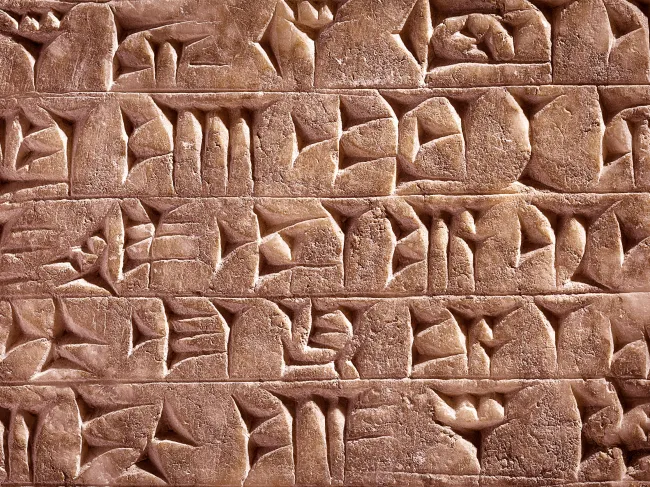 Ancient tablet